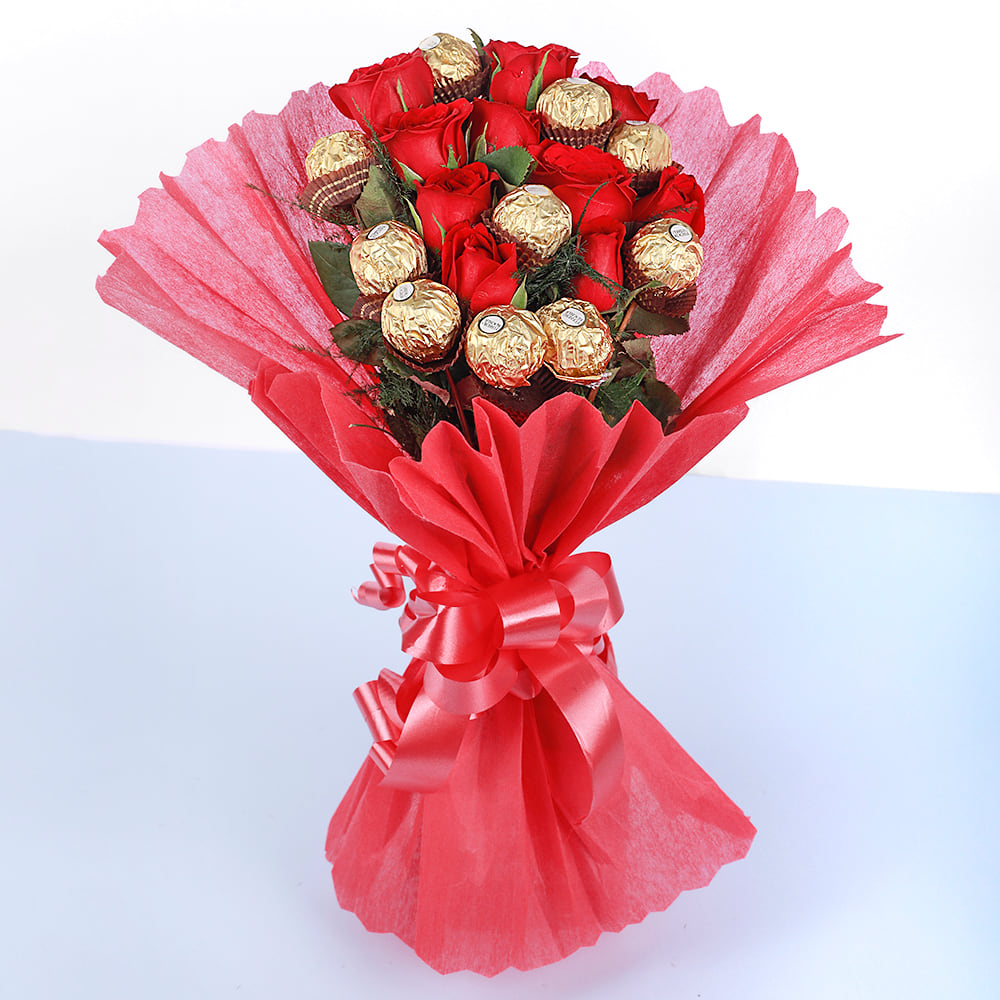 Roses Ferrero Rocher Chocolate Bouquet |
