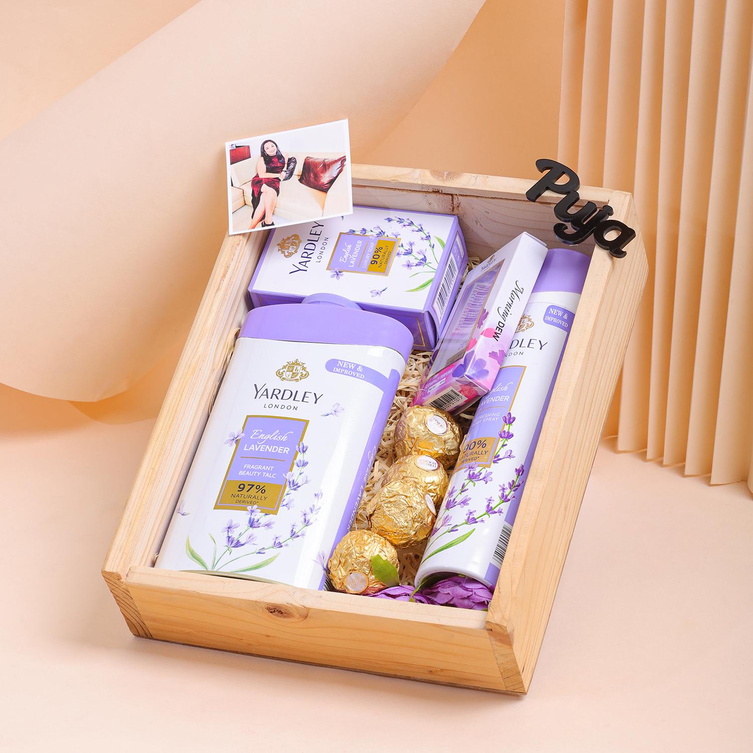 Personalized Yardley London Lavender Hamper |
