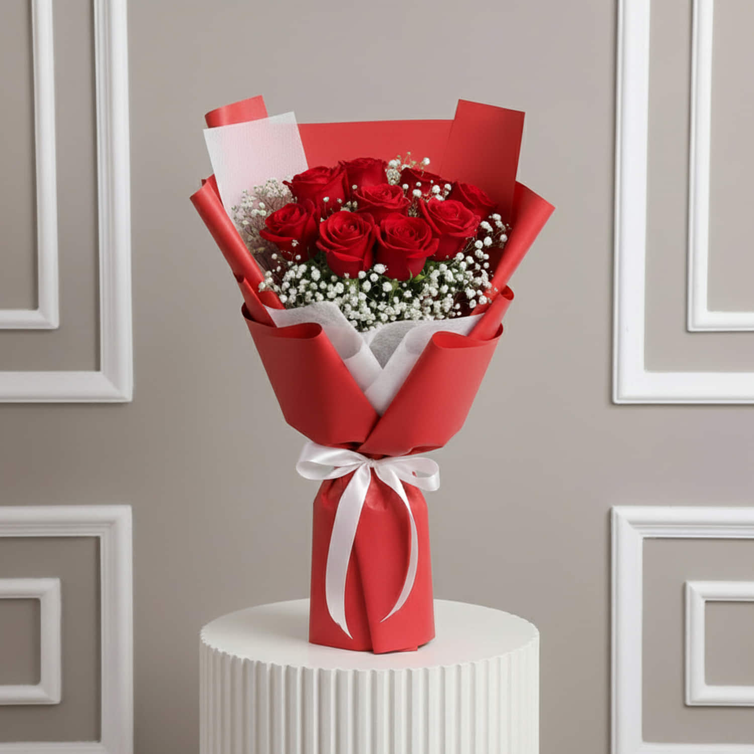 Order Online 10 Red Rose From The House Of .in |