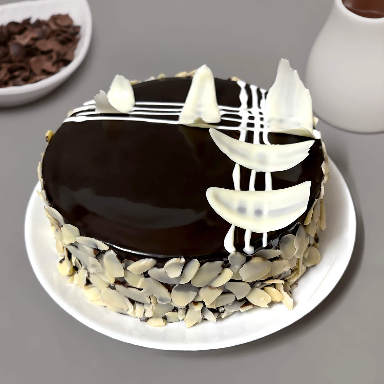 Chocolate Truffle Almond Cake |