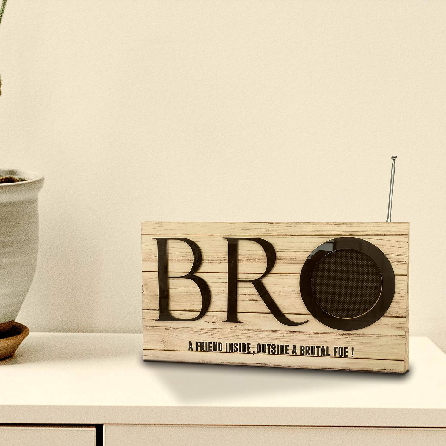 Awesome Bro Wooden Speaker Box |