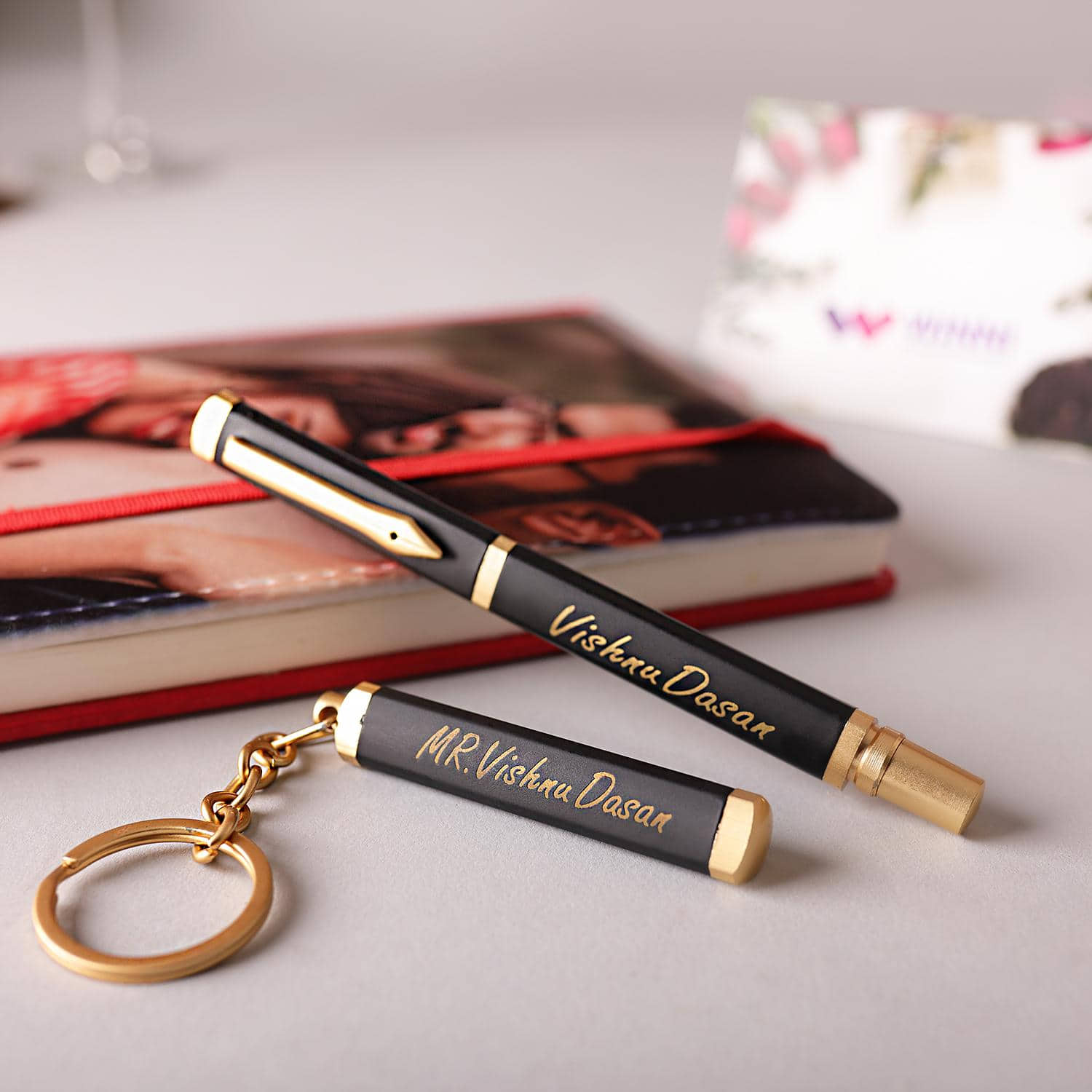 Personalised Pen and Key Chain |