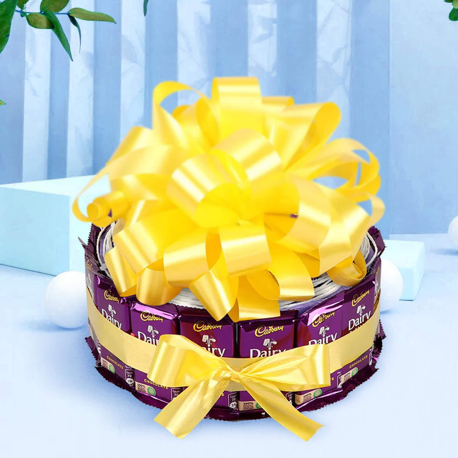 Mellow Yellow Dairy Milk Treats Chocolate Arrangement |